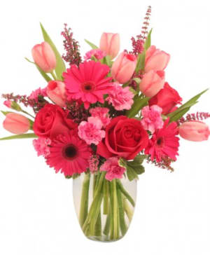 SWEET PINK MYSTIQUE Flower Bouquet