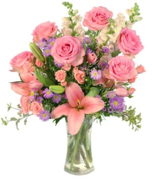 Roses Blush Flower Bouquet