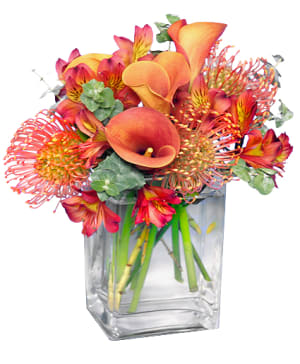 BURNT SIENNA Flower  Arrangement Flower Bouquet