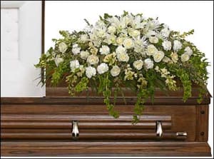 Tranquility Casket Spray Flower Bouquet