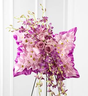 The FTD® Simply Restful™ Floral Pillow Flower Bouquet