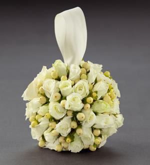 The FTD® To Be True™ Flower Girl Pomander by Vera Wang Flower Bouquet