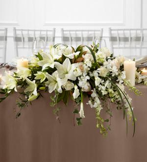 The FTD® White Linen™ Arrangement Flower Bouquet