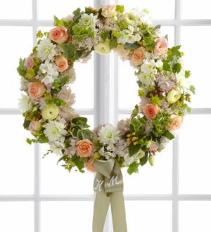 The FTD® Garden Splendor™ Wreath Flower Bouquet