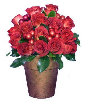 MAKING SPIRITS BRIGHT  Holiday  Arrangement Flower Bouquet