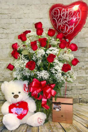 large valentine's day all in one package Flower Bouquet