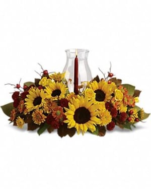 Sunflower Centerpiece Flower Bouquet