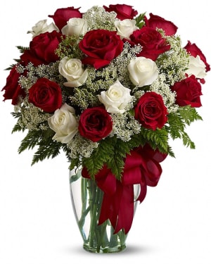 Love's Divine Bouquet - Long Stemmed Roses Flower Bouquet