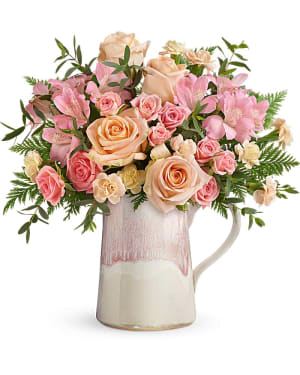 Teleflora's Artisanal Blush Bouquet Flower Bouquet