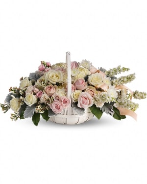 Dawn of Remembrance Basket Flower Bouquet