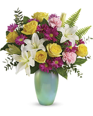 Teleflora's Aqua Artistry Bouquet Flower Bouquet