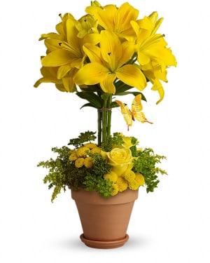 Yellow Fellow Flower Bouquet