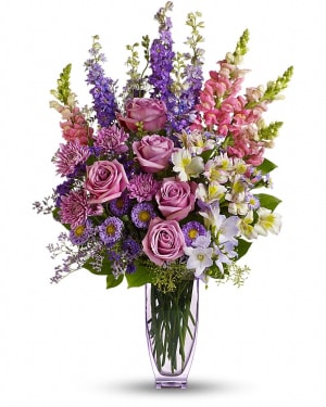 Steal The Show by Teleflora with Roses Flower Bouquet