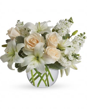 Isle of White Flower Arrangement Isle of White Flower Bouquet