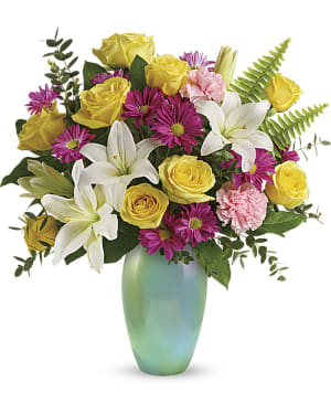 Teleflora's Aqua Artistry Bouquet Flower Bouquet