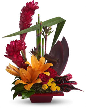 Teleflora's Tropical Bliss Flower Bouquet