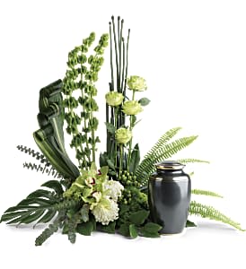 Tranquil Peace Cremation Tribute Flower Bouquet