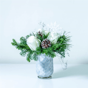 White Christmas Flower Bouquet