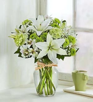 Serene Green™ Flower Bouquet