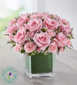 Pink Rose Fancy by Real Simple® Flower Bouquet