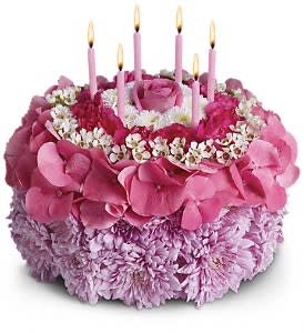 Your Special Day Flower Cake Flower Bouquet