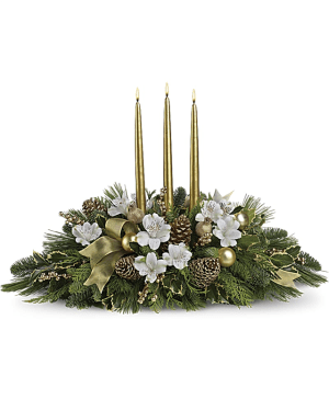 Royal Christmas Centerpiece Flower Arrangement Royal Christmas Centerpiece Flower Bouquet