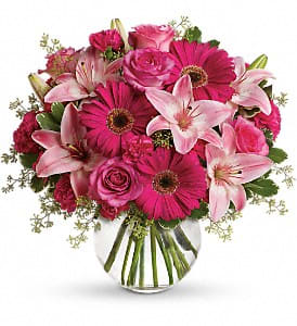 A Little Pink Me Up Flower Bouquet