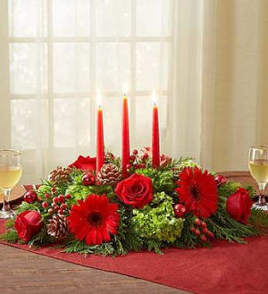 Luxury Christmas™ Centerpiece Flower Arrangement Luxury Christmas™ Centerpiece Flower Bouquet