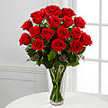 The Long Stem Red Rose Bouquet by FTD® - VASE INCLUDED Flower Bouquet