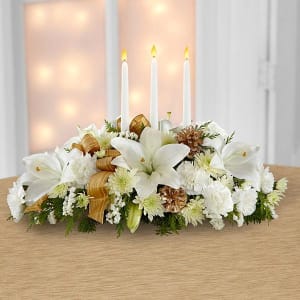 The Seasons Glow™ Centerpiece by FTD® Flower Bouquet