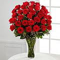 The Long Stem Red Rose Bouquet by FTD® - VASE INCLUDED Flower Bouquet