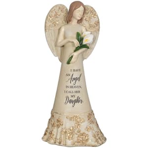 Daughter Memorial Keepsake Angel Flower Bouquet