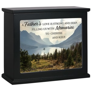 Father Memories Large Light Box Flower Bouquet