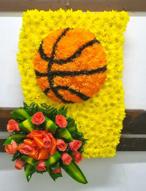 D-19 Bola de baloncesto Flower Bouquet