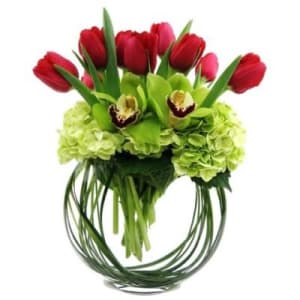 SWEETHEART TULIPS Flower Bouquet