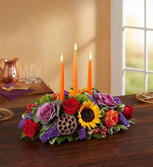 Garden of Grandeur™ for Fall Centerpiece Flower Bouquet