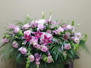 CASKET SPRAY-PREMIUM FLOWERS Flower Bouquet