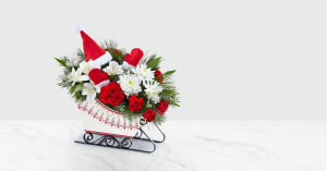 The FTD Dashing Through the Snow Bouquet Premium Flower Bouquet