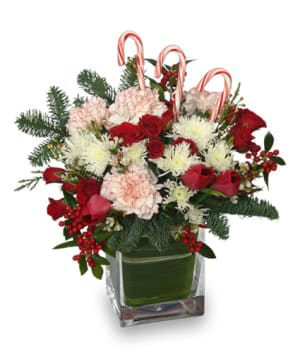 PEPPERMINT PLEASURES  Christmas  Bouquet Flower Bouquet