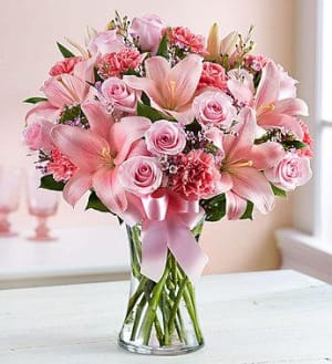 Expressions of Pink Flower Bouquet