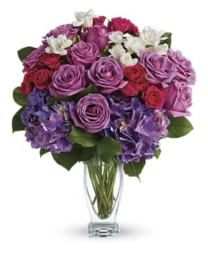 Rhapsody in Purple Flower Bouquet