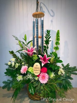 Small Wind Chime Flower Bouquet