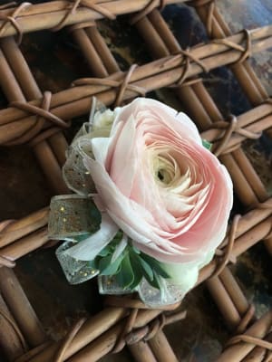 Modern Ranuculus Corsage Flower Bouquet