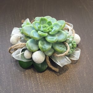 Succulent Corsage Flower Bouquet