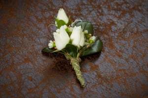 White Spray Rose Boutonniere, ALSO AVAILABLE IN PINK, RED, ORANGE AND YELLOW Flower Bouquet