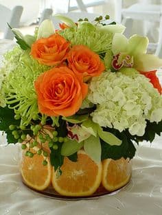 Citrus Delight Flower Bouquet