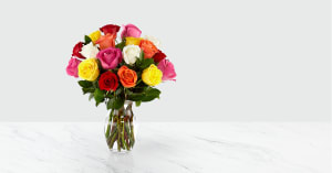 Mixed Roses Flower Arrangement Mixed Roses Flower Bouquet