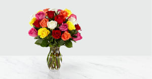 Mixed Roses Flower Arrangement Mixed Roses Flower Bouquet