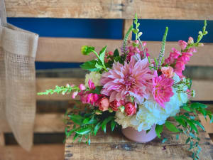 Rose Quartz  Flower Bouquet