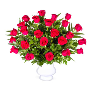 Red Rose Tribute Flower Bouquet